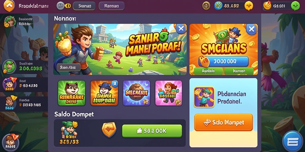 Berbagai tema menarik untuk dinikmati pemain.