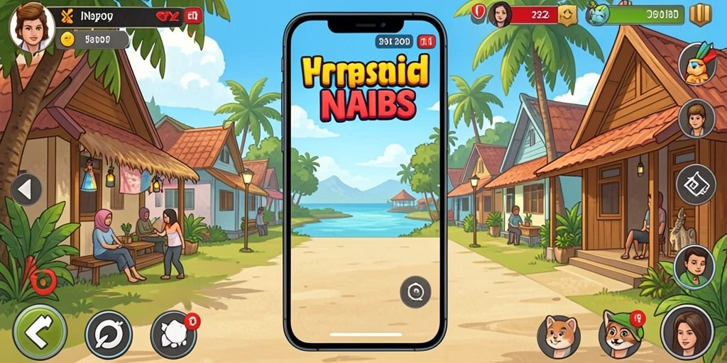 Screenshot dari level baru yang dirilis dalam pembaruan.